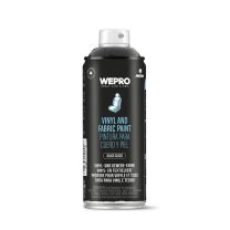 MTN WEPRO VINYL & FABRIC PAINT BLACK GLOSS 400ML