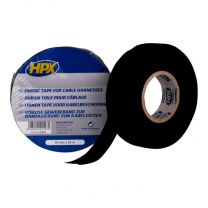 HPX LINNEN TAPE VOOR KABELBESCHERMING - ZWART 19MM X 25M