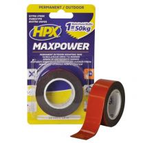 HPX MAX POWER OUTDOOR BEVESTIGINGSTAPE - ZWART 25MM X 1,5M