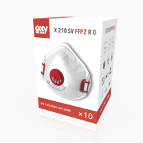 OXYLINE FFP2 MASKER X210SV R D à 10 STUKS
