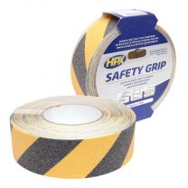 HPX ANTI-SLIP TAPE - ZWART/GEEL 50MM X 18M