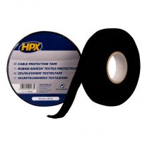 HPX ZELFKL.KABELBESCHERM.TAPE- ZWART 19MM X 25M