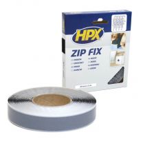 HPX ZIP FIX KLITTENBAND (LUS) - ZWART 20MM X 5M