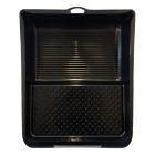 VERFBAK KUNSTSTOF ZWART 26 X 32CM TBV 18 CM ROL (NOPJES)